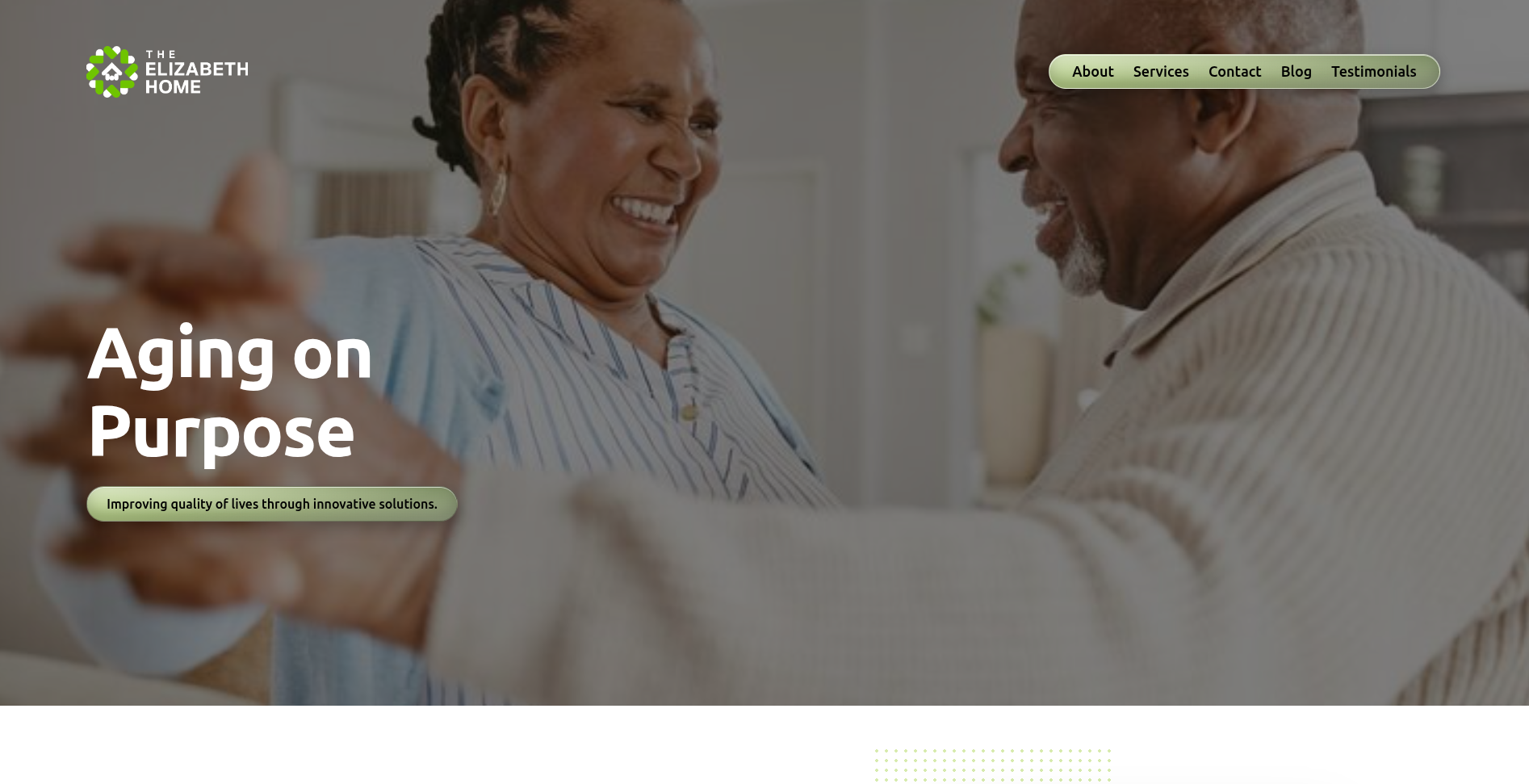 The Elizabeth Home web page